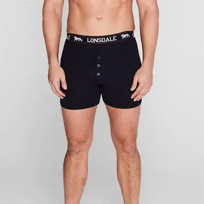 2 Pairs Lonsdale London Boxer Short Boxers Pants Trunks XS S M L XL XXL 3XL 4XL • £14.50