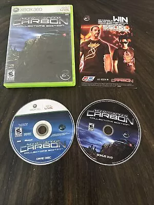 XBOX 360 Game Need For Speed Carbon Collectors Edition Case & Game Only No Manua • $36