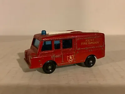 Matchbox #57  Land Rover Fire Truck  Red   Close To 1/87 • $12.99