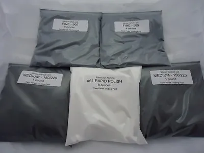 150/220 500 Silicon Carbide Grit #61 Rapid Polish For Vibratory Rock Tumbler • $39.95