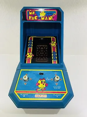 Vintage 1981 Ms. PAC-MAN Tabletop Arcade Video Game WORKING Great Coleco • $130
