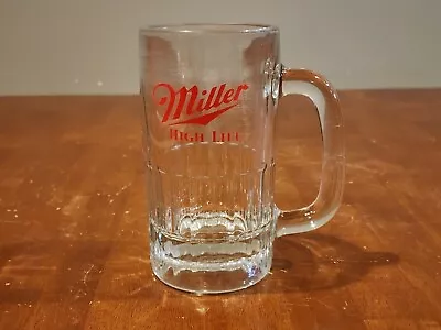 Miller High Life Beer Mug - It's Miller Time - 10oz Stein Heavy Glass • $7.99