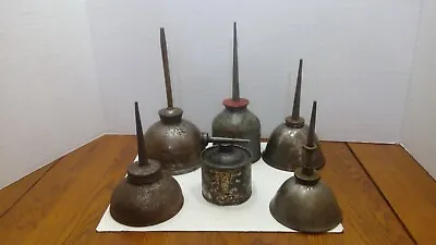 Vintage Metal Oil Cans - Metal Lot Of 6 • $30