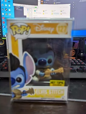 Elvis Stitch Disney Funko Pop Vinyl #127 Hot Topic Exclusive  • $200