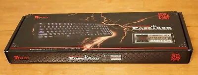 ThermalTake PC Gaming Keyboard ESports Poseidon Mechanical RGB Illuminated  BNIB • £35