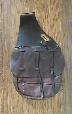 World War 1 US Cavalry Saddle Bags Marked 1917 Long 101st Cavalry 14th Regiment • $195
