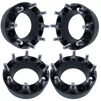 (4) 2.5  8x6.5 Wheel Spacers 14x1.5 Studs Fits GMC Chevy 2500 3500 Trucks SUV HD • $185.95