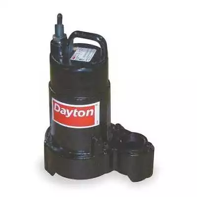 Dayton 4Hu68 1/3 Hp 1-1/2  F Submersible Sump Pump 120V Ac None • $189.99