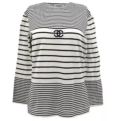 Chanel Long Sleeve Tops White #44 79966 • £861.27