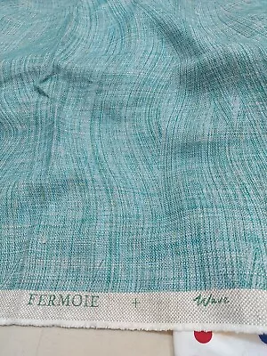 Designer Fabric Remnants 1 Metre Of Fermoie Wave RRP Over £100 A Meter  • £75