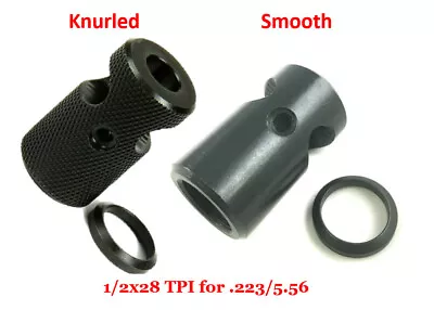 US! 1/2x28 TPI Compact Low Concussion Competition Muzzle Brake For .223/5.56 • $22.98