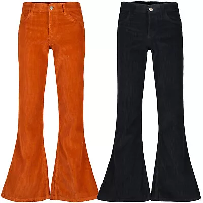 £44.50 • Buy JUMBO CORD FLARES RETRO 60s 70s BELLBOTTOM FLARED JEANS TROUSERS ROGUE MC1063