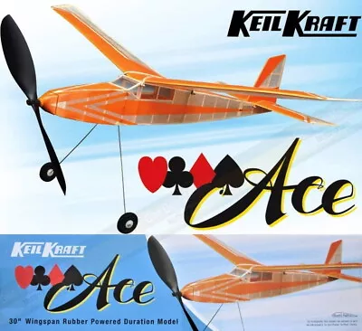 £33.95 • Buy KEIL KRAFT A-KK2020. Ace - Balsa / Rubber Power Kit. 30in / 762mm Wingspan