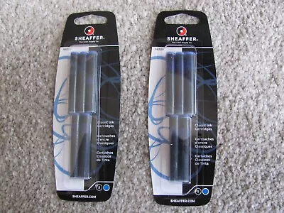 Lot Of 2! Sheaffer Skrip Classic Ink Cartridges Blue Ink Pack Of 5 (96320) New • $12.98