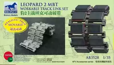 Bronco AB3528 1/35 Leopard 2 MBT Workable Track Link Set • $10.97