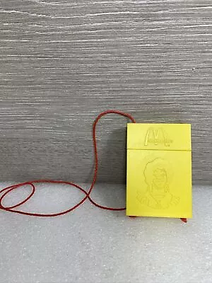 Vintage 1986 McDonald's Yellow Plastic Necklace  Box Case RARE!!! • $19.99