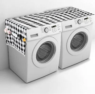 Magnetic Non-slip Appliance Washing Machine Dryer Cover W/ 8 Pockets 79 X 22  • $27.99