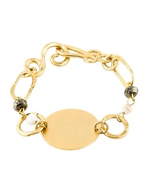 Stephanie Kantis Mother Of Pearl & Pyrite Love Bracelet • $39.99
