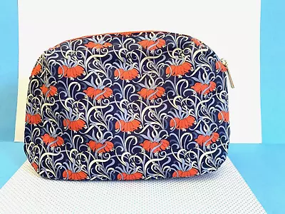 Liberty London Large Wash Bag / Cosmetic Bag In Ylang Ylang Print - New • £16.98