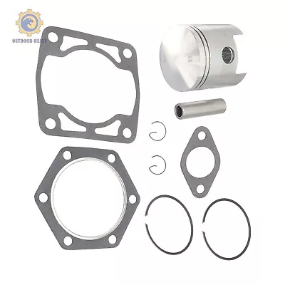 Piston & Rings Kit For EZGO 2 Cycle Gas Golf Cart 1989 - 1993 Standard Bore 3PG • $27.98