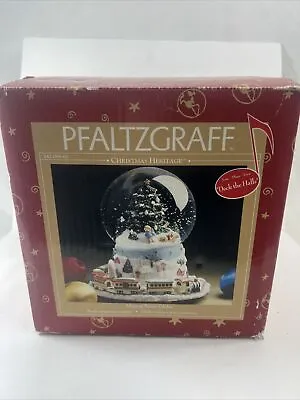$34 • Buy PFALTZGRAFF Christmas Heritage Motion Musical Snow Globe Train