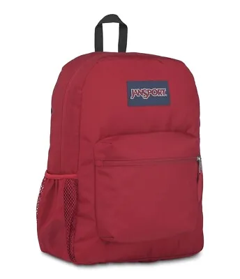 £29.99 • Buy JANSPORT Cross Town Backpack/Schoolbag Viking Red 26L JS0A47LW9FL FREE DELIVERY