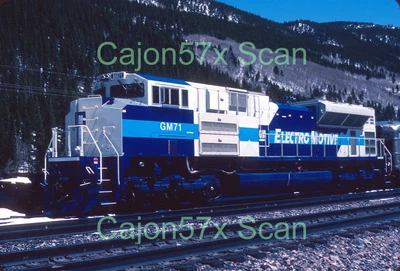 $3.99 • Buy Original Slide- GM Electro Motive SD70ACe #71 Demonstrator In Colorado 4/04