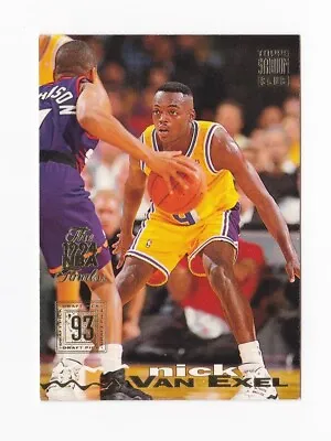 1993-94 Topps Stadium Club Gold Draft Nick Van Exel #281 Lakers RC NBA Finals • $2.75