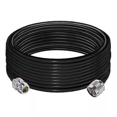 TUOLNK N Type Cable RG58 32.8ft(10M) N Male To N Female Extension Cable Low Loss • $23.67