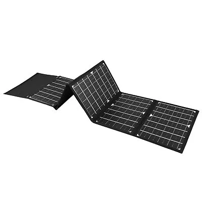5-Fold 40W Solar Panel Folding Bag Dual USB+ Output Solar  C6I5 • £51.86