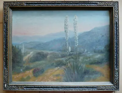 $878 • Buy California Ca Plein Air Desert Canyon Impressionist Vintage Oil Signed Landscape