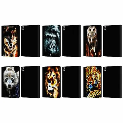 HEAD CASE DESIGNS WILDFIRE LEATHER BOOK WALLET CASE & WALLPAPER FOR APPLE IPAD • £18.95