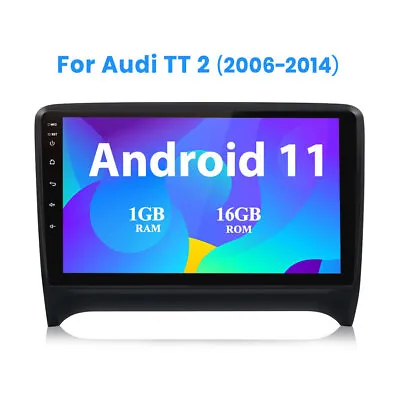9  Android 11 Car Stereo Radio GPS Sat Nav DAB 16GB For Audi TT MK2 8J 2006-2014 • £119.99