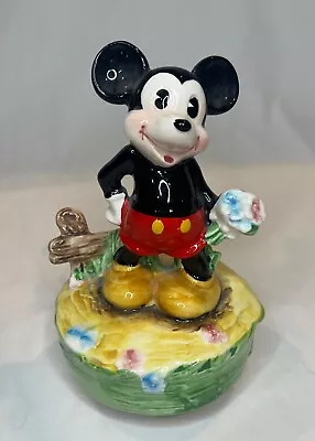 Vintage Schmidt Mickey Mouse Disney “Music Box” • $20