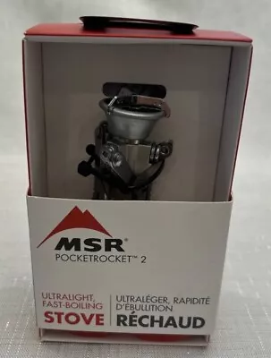 MSR POCKET ROCKET 2 Stove & Case Compact Hiking Camping Ultralight Cooking Stove • $46.95