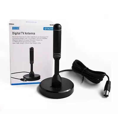 £12.95 • Buy UK Best Portable TV Magnetic HD Freeview Aerial DAB/FM Indoor Outdoor Ariel