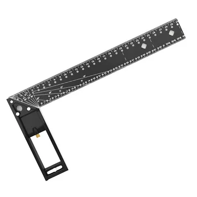 Multifunctional Right Angle Ruler 90 Degree Multi-Holes High Carbon Steel Y1U9 • $15.09