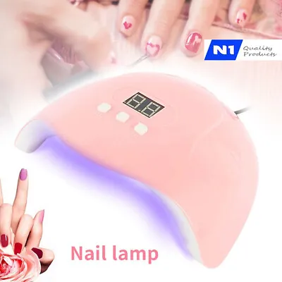 N1- Professional UV Lamp Gel Nail Dryer 54W LED Light Nail Polish Curing  • $9.99