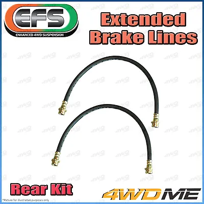 $80 • Buy Fits Nissan Navara D40 4WD Pair Rear EFS Extended Brake Lines Hoses Fits Lifted