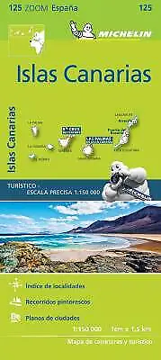 Iles Canaries  Zoom Map 125 Map Michelin Zoom Maps • £6.49