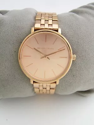 Michael Kors Pyper Womens Watch Mk4462 Gold Stainless Steel Bracelet Genuine • £29.99