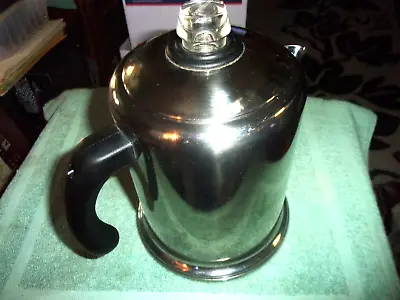 Farberware 4-8 Cup Stove Top Percolator Coffee Pot Maker Stainless Steel In Box • $27.50