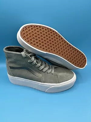 Vans SK8-Hi Tapered Stackform Platform Suede Shadow Green Unisex Men/Women • $49.99