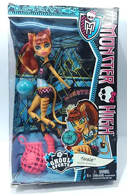 Monster High Ghoul Sports Toralei Doll Werecat 2013 - Mattel BJR14 -see Pictures • $45.99