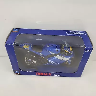 NewRay Yamaha YZR-M1 #46 Go!!!!!!! 1:12 Blue Valentino Rossi HTF • $84.99