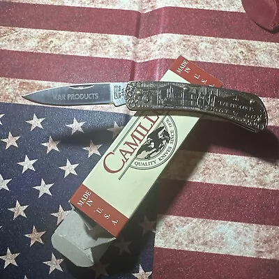 Camillus  Vintage Lock Blade Pocket Knife Advertisement: K￼AR PRODUCTS • $32