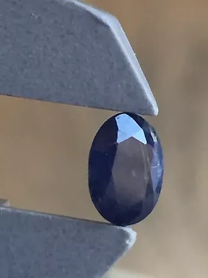 Loose Blue Sapphire Stone 6.8mm X 4.9mm Nice Colour • £28