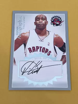 2004-05 SkyBox Autographics Vince Carter Auto Silver Parallel /150 • $79.99