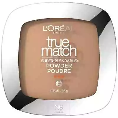 L'Oreal Paris True Match Super-Blendable Powder N6 Honey Beige .33 Oz • $9.99