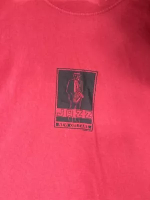 Vintage 90's New Orleans Jazz Music Red XL Short Sleeve VTG T-Shirt Anvil Tag • $13.88